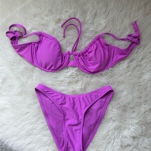 Wild Fable Bright Pink Bikini